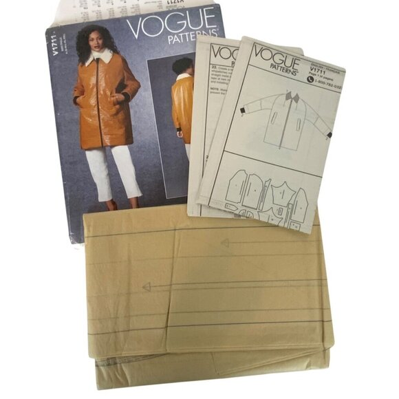 Vogue Patterns V1711 Oversized Coat Sewing Pattern By Rachel Comey Sizes S-XL - Picture 3 of 3